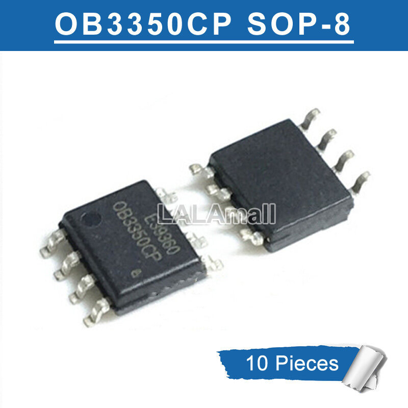 10 Chiếc OB3350CP SOP-8 OB3350 0B3350CP OB3350CPA SOP8 SMD LED Bộ Điều Khiển IC Chip Mới Ban Đầu