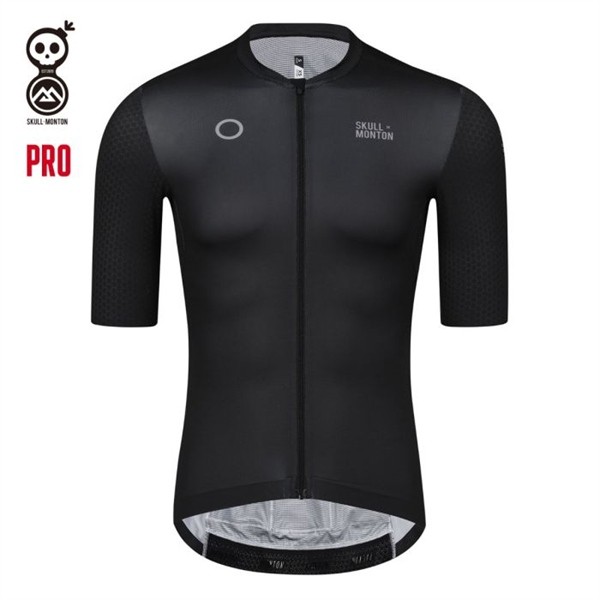 24-1076 Áo Đạp Xe Nam Skull MONTON Jersey Spirit Black - Chống Mài Mòn, Bảo Vệ Tối Ưu