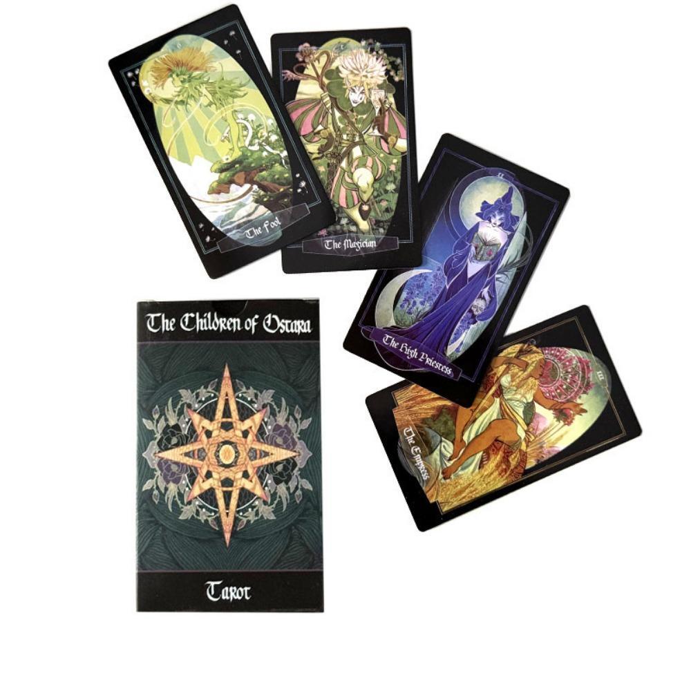 Bộ bài Tarot The Children of Ostara 78 lá bài Tarot dựa trên RWS Lavishly Illustrated 10.3 * 6cm