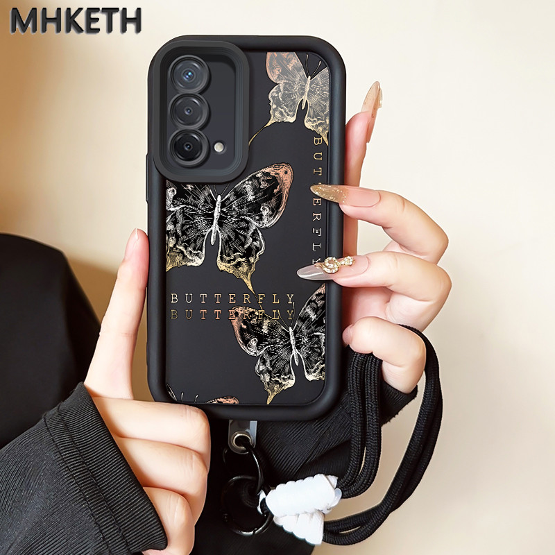 Ốp Lưng Cho OPPO A93 5G A93s 5G A74 5G Điện Thoại Thiết Kế Dây Bướm