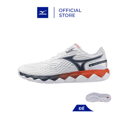 Giày Tennis Unisex WAVE ENFORCE TOUR AC Trắng - 61GA260002