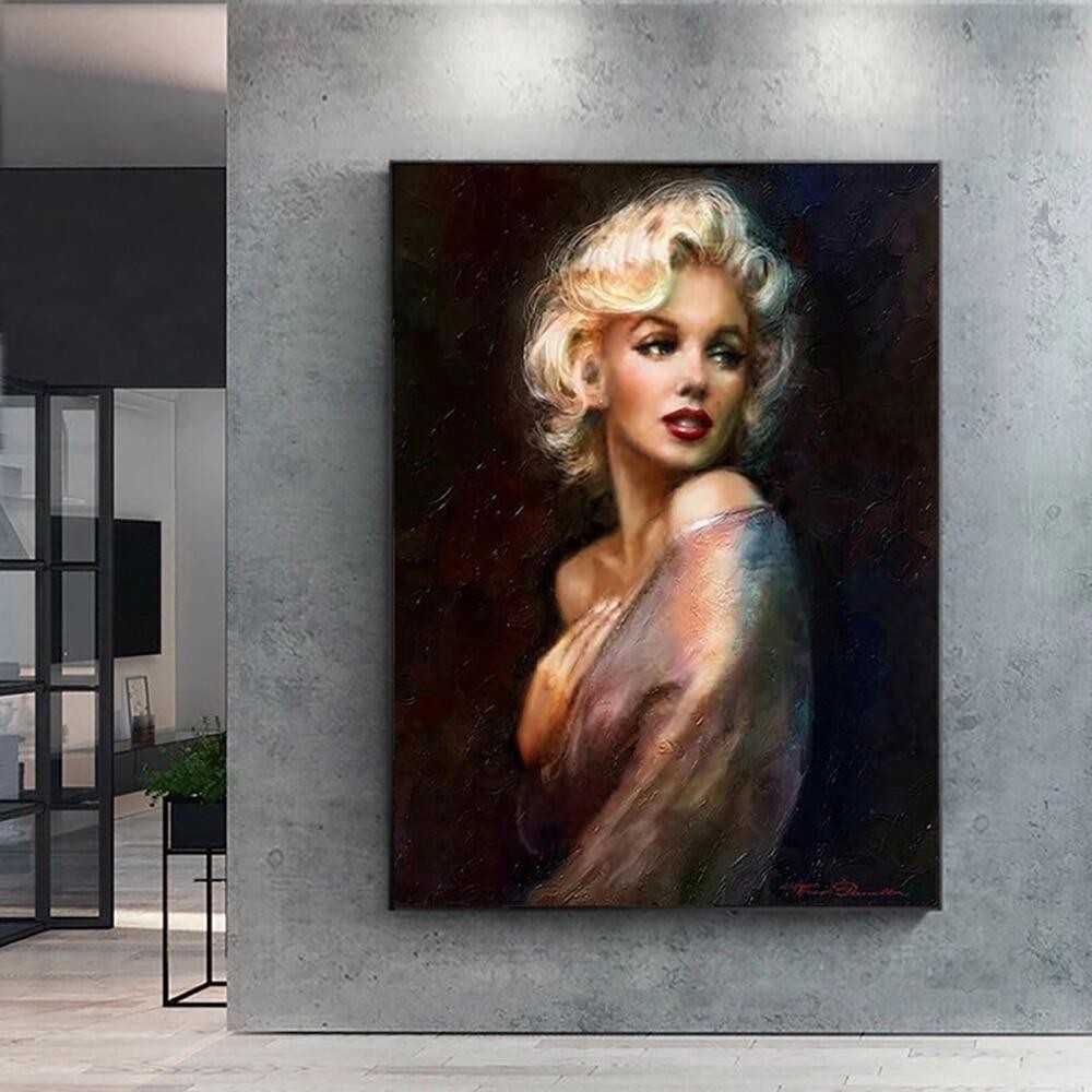 Marilyn Monroe Trừu Tượng Sey Pose Hình Poster Hiện Đại Nội Thất Nhà Nghệ Thuật Decore Bức Tranh Tườ