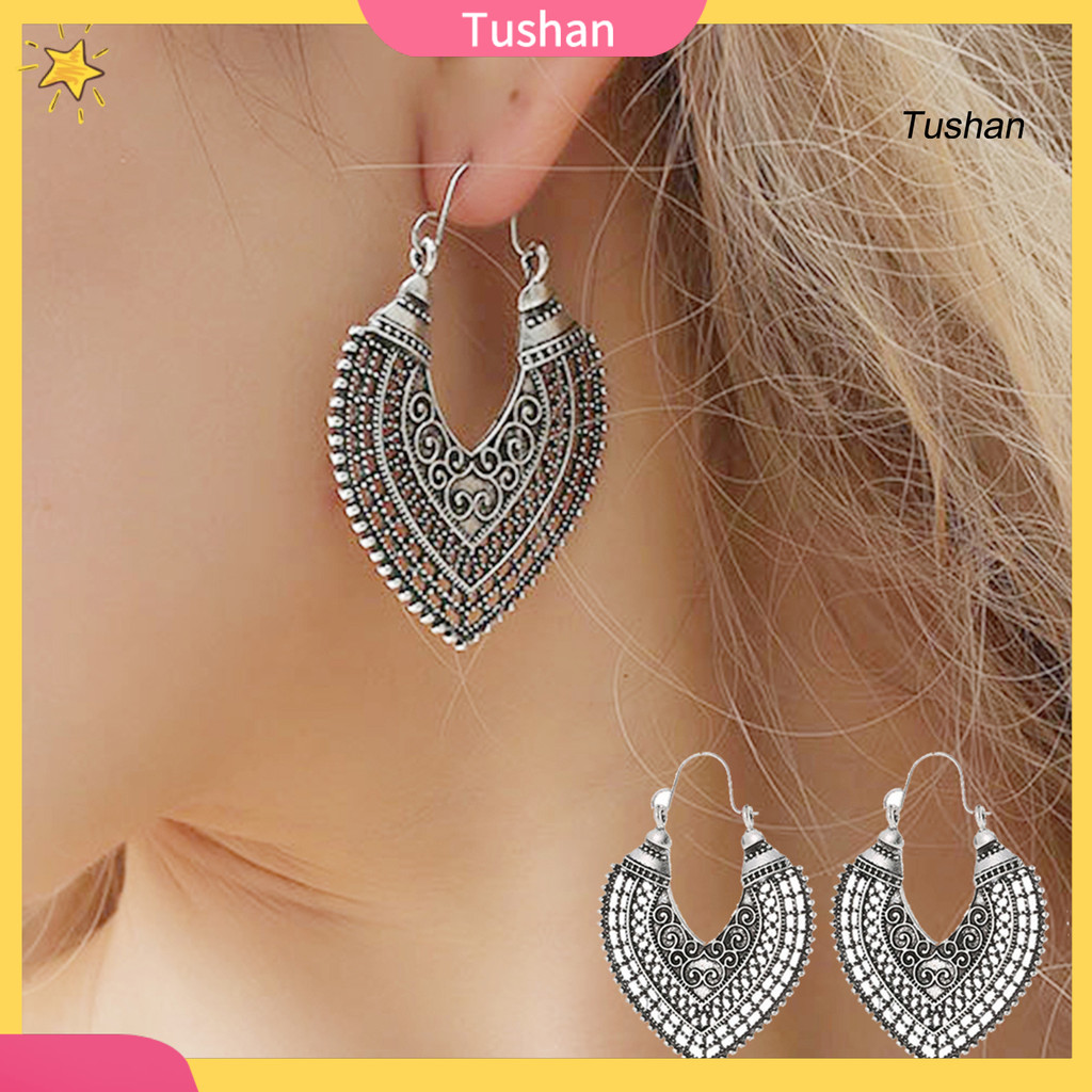 [ST] Bông tai nữ Hợp kim Bohemian Nữ Mặt dây chuyền tai Bohemian