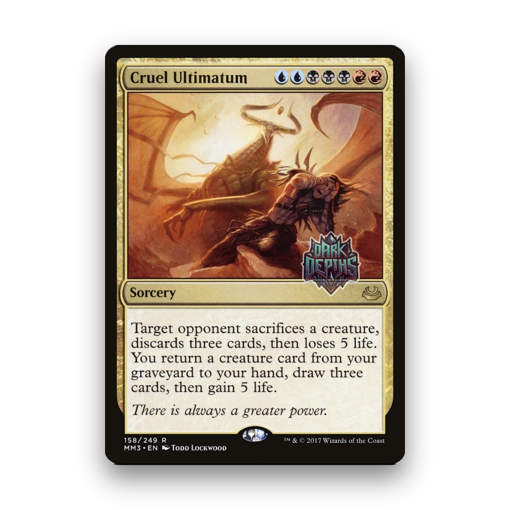 [MTG] Cruel Ultimatum (158) [MM3] [MULTI] [RARE] | Phép thuật tập hợp