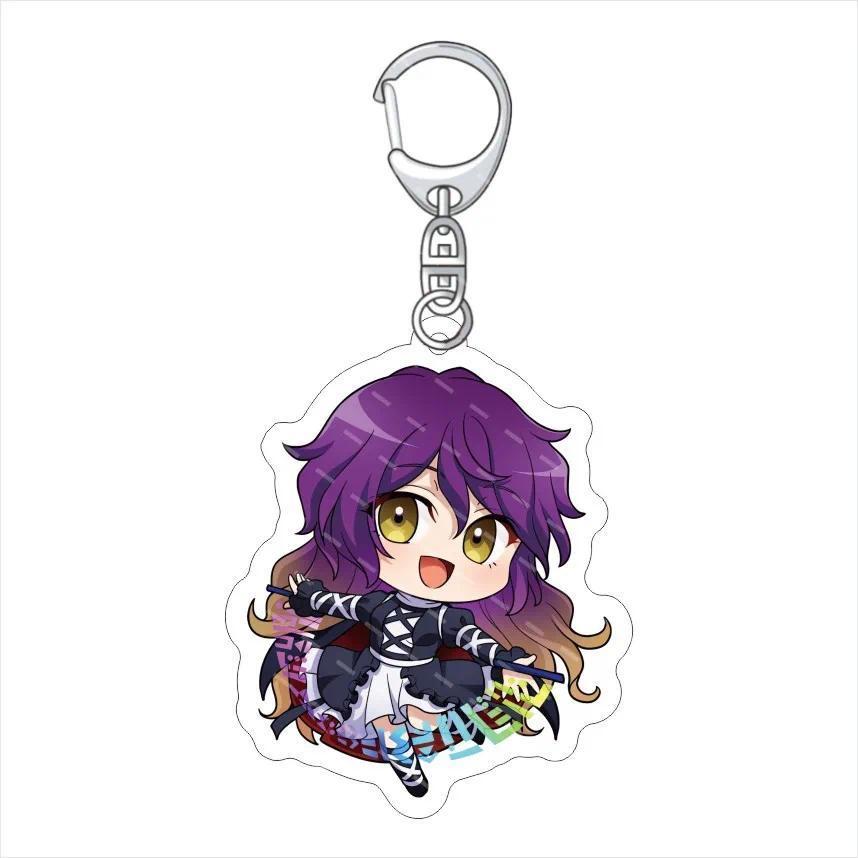 Touhou Project Anime Acrylic Keychain Hanging Face Cute Bag Charms Fashion Children Friends Móc Khóa