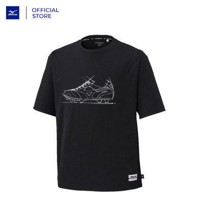 Áo Bóng đá Unisex MORELIA ART PRINT TEE Đen - P2MADW1509