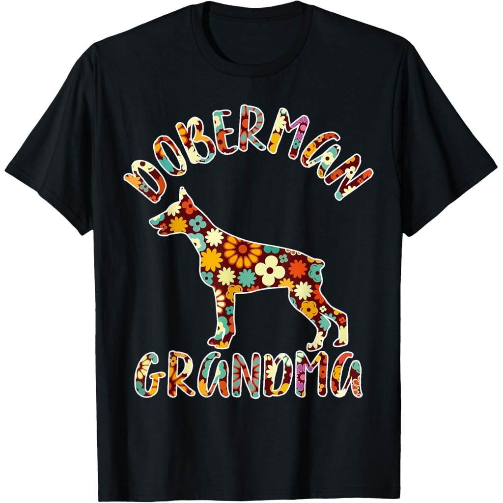 Doberman Pinscher Bà Chó Bà Nội Ngộ nghĩnh Doberman Chủ Sở Hữu Áo Thun Unisex