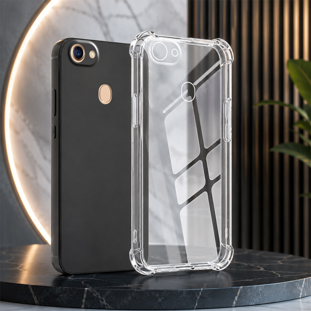 Ốp lưng Oppo F5 / F5 Youth / F7 / F7 Youth tpu đen vs dẻo trong suốt hạn chế rơi vỡ