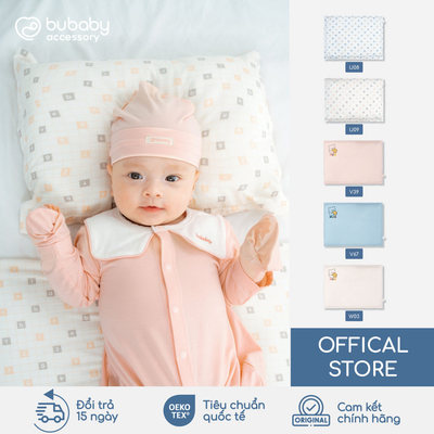 Gối chữ nhật Soft World BU Baby cho trẻ sơ sinh, gối phẳng trẻ em mềm thoáng kháng khuẩn | CBB0500CN