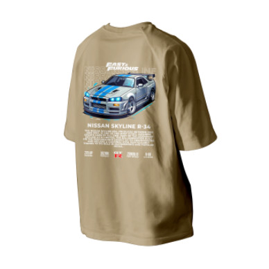 Áo thun Skyline Gtr34 Microfiber