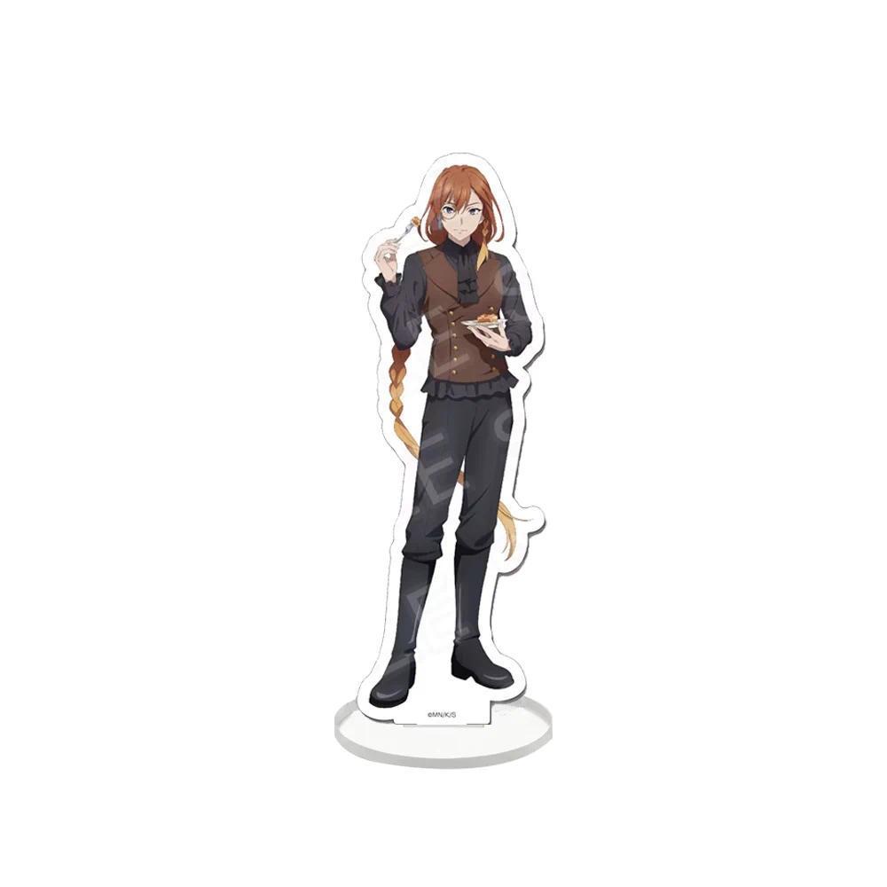 Anime Secrets Of The Silent Witch Monica Everett Felix Arcus Mica Keychain Holder Display Mô Hình St