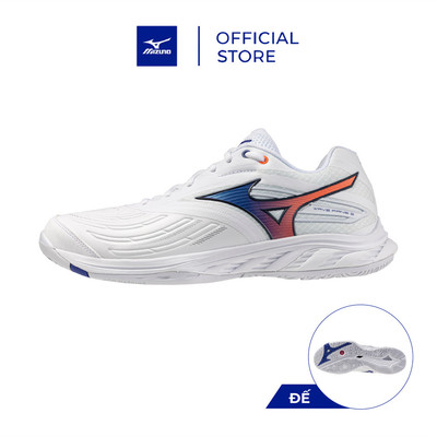 Giày Cầu lông Unisex WAVE FANG 3 Trắng Xám - 71GA261302