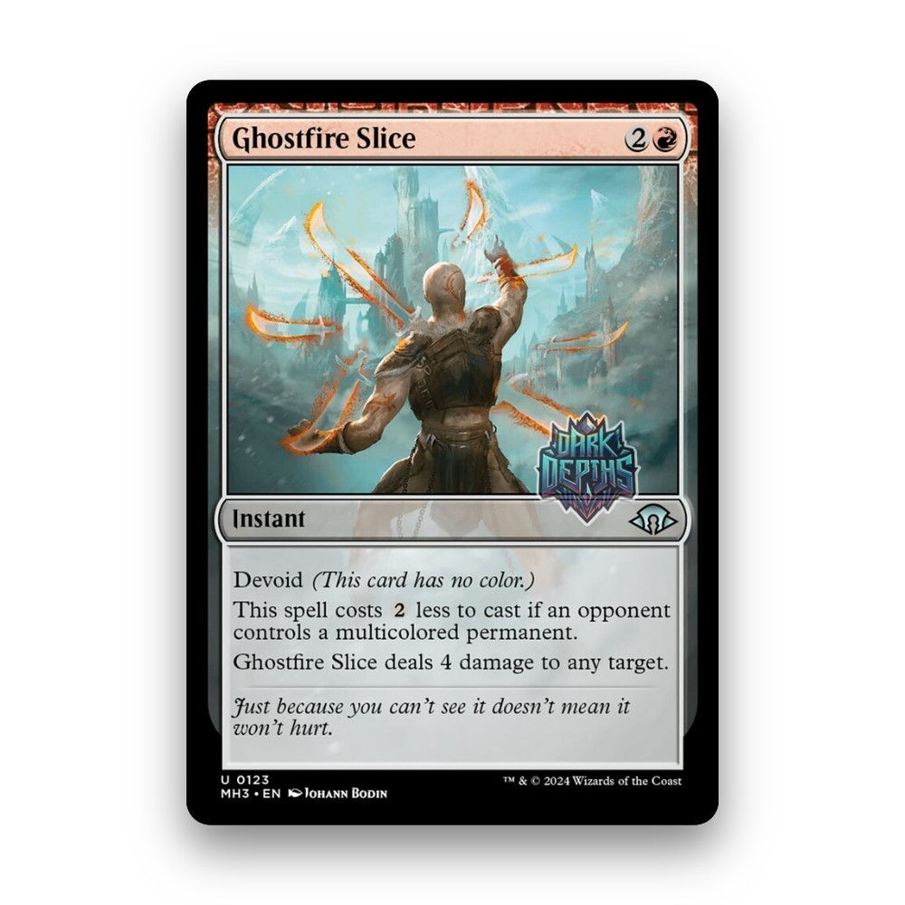 [MTG] Ghostfire Slice (123) [MH3] [KHÔNG MÀU] [UNCOM] | Phép thuật tập hợp