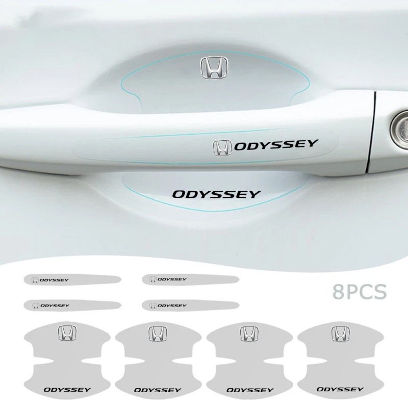 Dành Cho Odyssey Bộ 8 Miếng Dán Bảo Vệ Tay Nắm Cửa Ô Tô Trong Suốt Cho Xe Honda Odyssey 2024 g7 rb2 