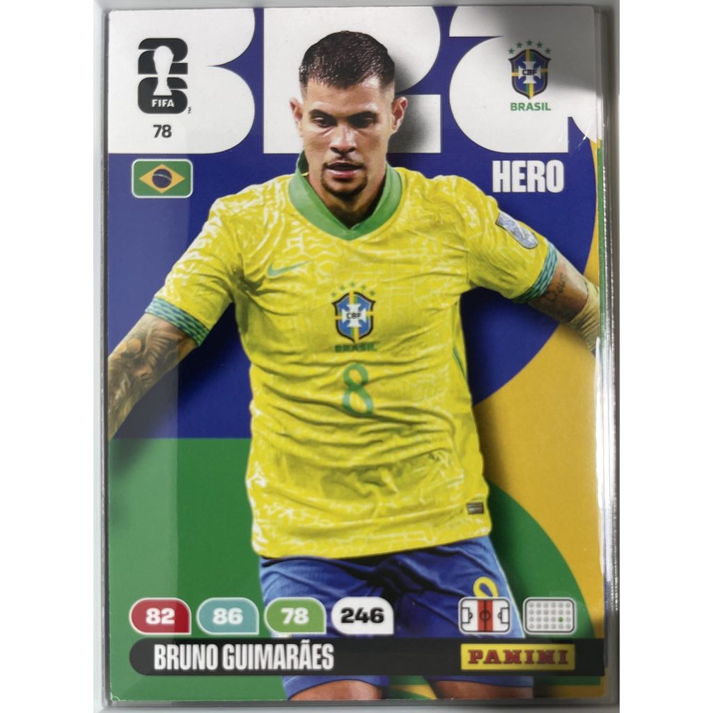 78 - Bruno Guimarães – Panini FIFA World Cup 2026 Adrenalyn XL