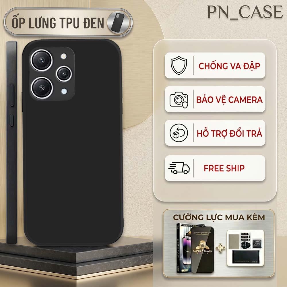 Ốp lưng Xiaomi Redmi 12 / Redmi 12 5G TPU chống sốc, mềm bảo vệ camera, ốp lưng siêu rẻ silicon
