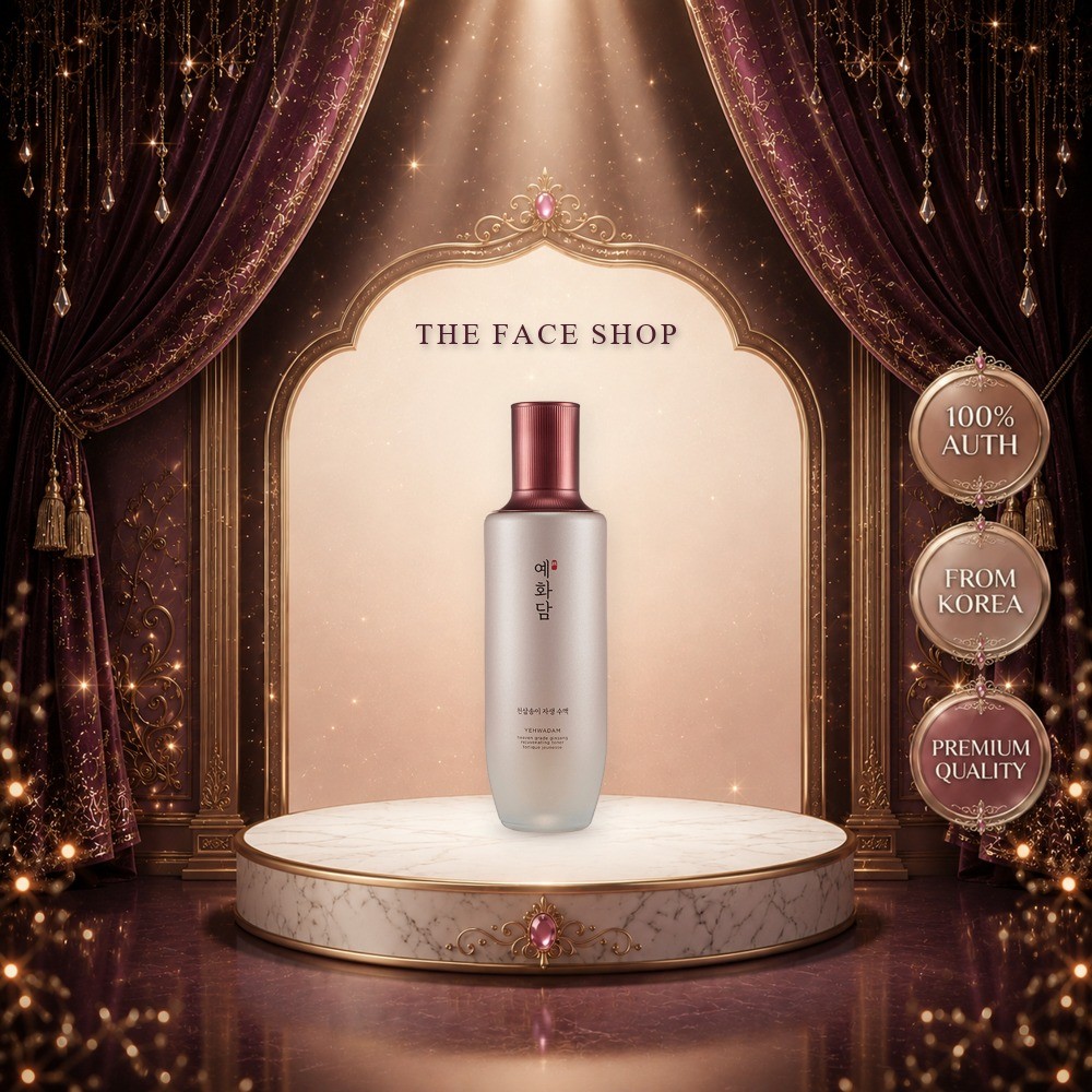 [THE FACE SHOP] Mực Hàn Quốc Yehwadam Heaven Ginseng 155ml Hydrating Radiance