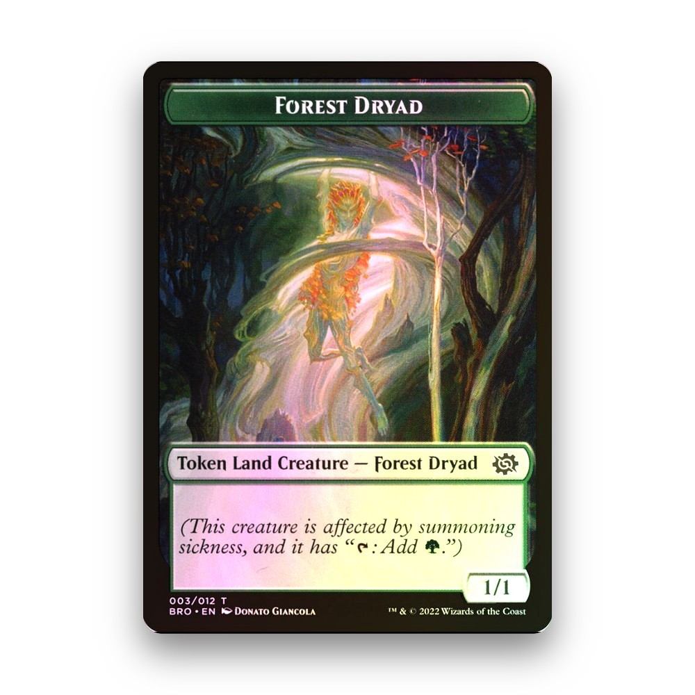 [MTG] Forest Dryad (Token) (3) [TBRO] [LAND] [COMMON] | Phép thuật tập hợp
