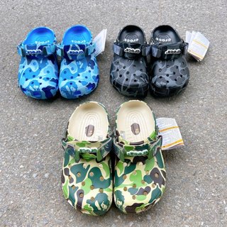 SIZE lớn 36-45 Dép sục Bape chất lượng cao hàng VIP màu loang siêu đẹp