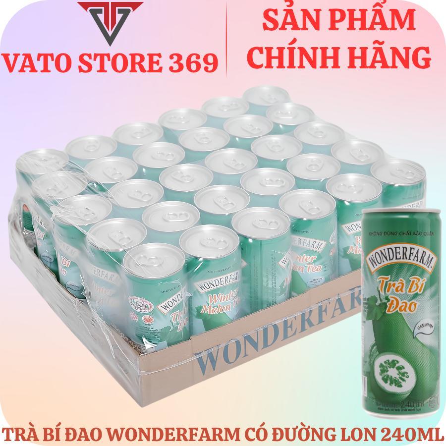 Trà bí đao WONDERFARM lon 240ml