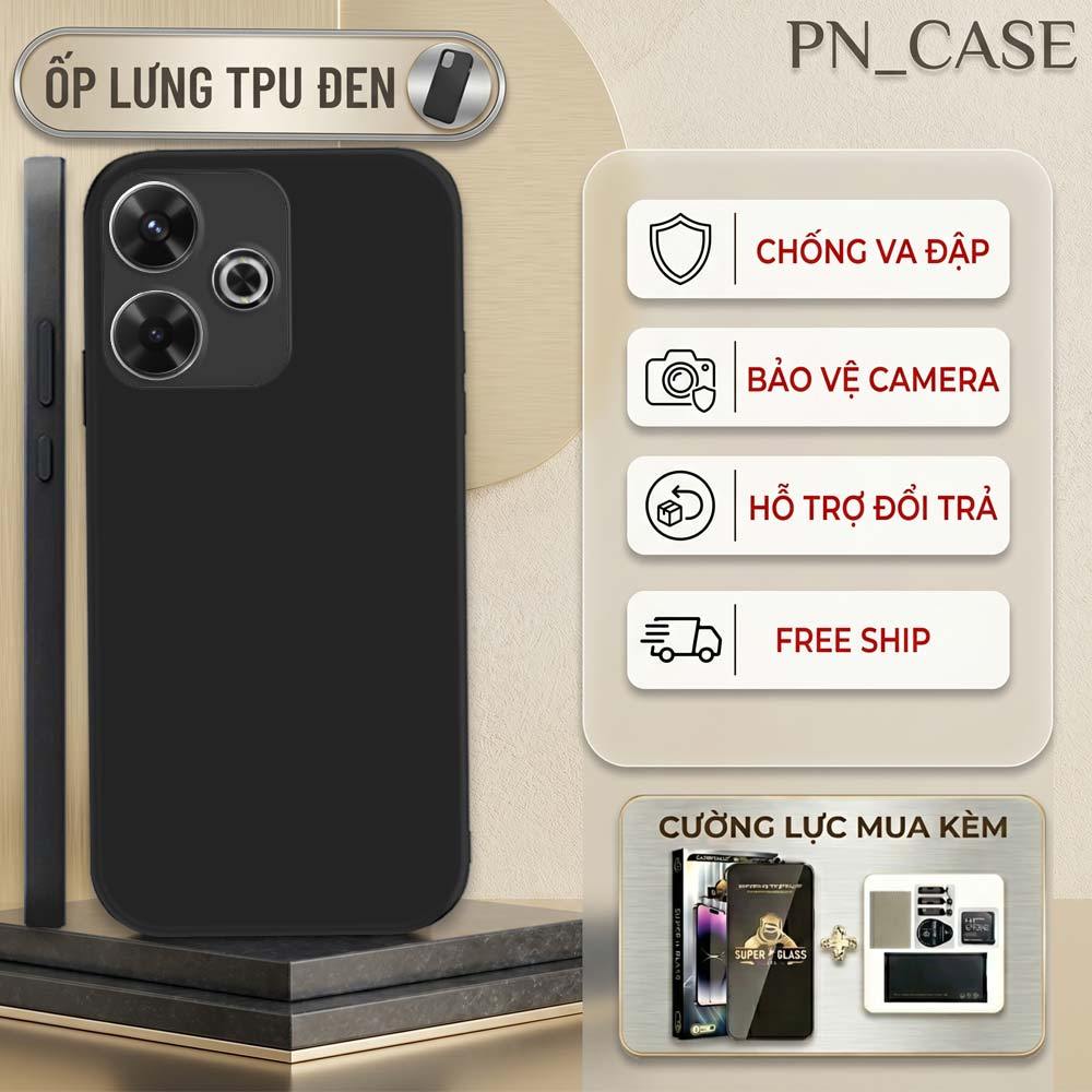 Ốp lưng XIaomi Redmi 13 / Redmi 13x TPU chống sốc, mềm bảo vệ camera, ốp lưng siêu rẻ silicon