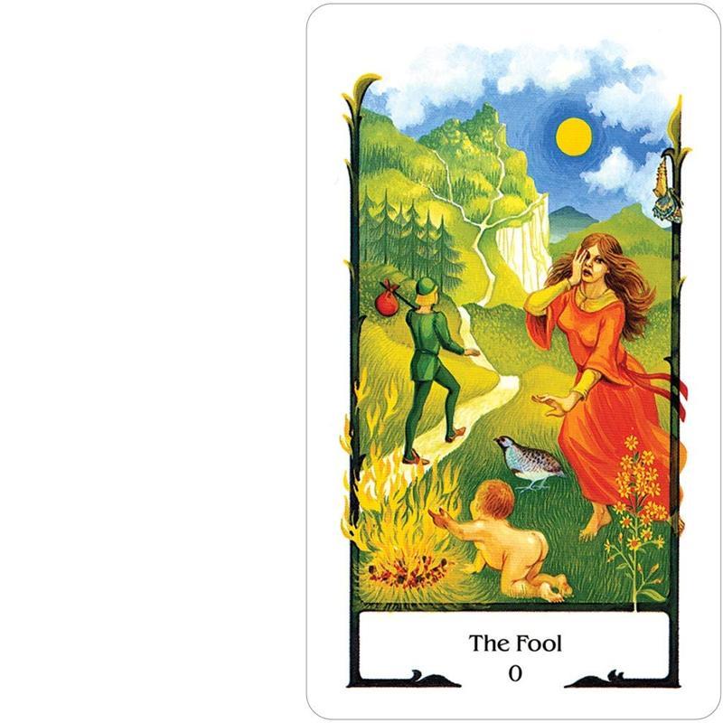 Full Tiếng Anh Goetia Old Path Tarot Cards Funny Oracle Deck Board Game với Sách hướng dẫn PDF