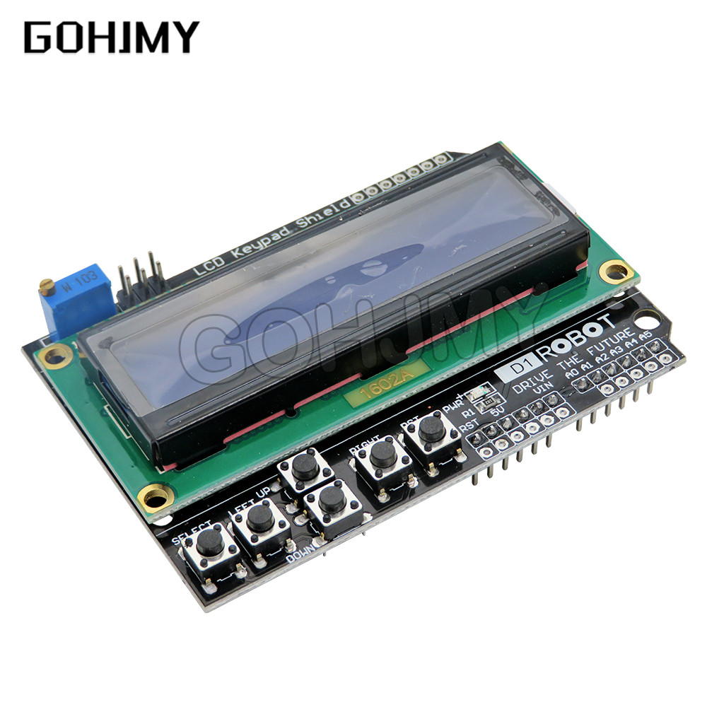 LCD1602 1604 Màn hình mô-đun LCD xanh / vàng xanh lam Màn hình LCD nhân vật 16x2 PCF8574T PCF8574 II