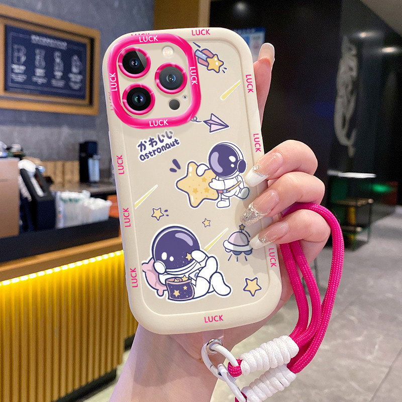 Ốp Lưng iPhone 11 11 Pro 11 Pro Max 12 12 Pro 12 Pro Max 13 13 Pro 13 Pro Max Case Với Lanyard Astro