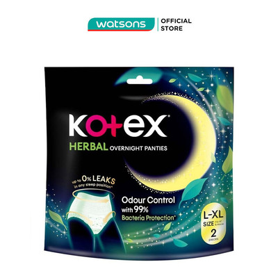 Băng Vệ Sinh Dạng Quần Kotex Herbal Size L/XL 2 Miếng