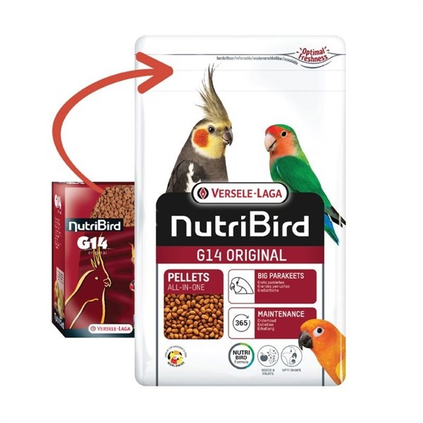 Hạt Trái Cây Cho Vẹt Nhỏ Nutribird G14 Tropical Versele Laga