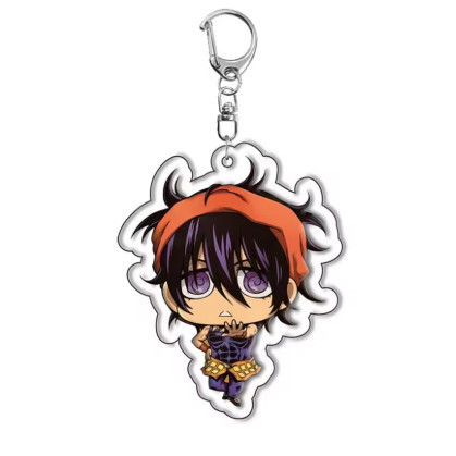 Jojo's Bizarre Adventure Anime Keychain - Cute Acrylic Design, Y2k Style, Used As Bag Hanging Móc Kh