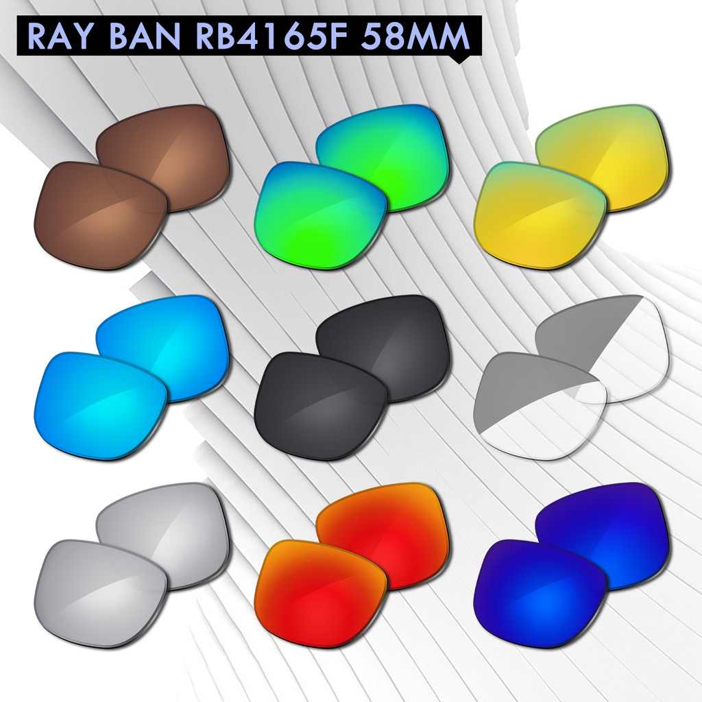 Ống kính thay thế POLARIZED cho kính râm RB4165F 55mm - Đảm bảo độ chính xác vừa vặn
