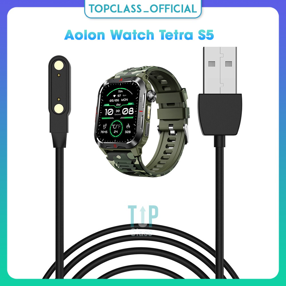 Cáp sạc USB thay thế cho đồng hồ thông minh Aolon Watch Tetra S5