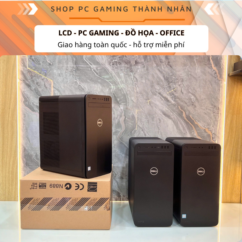 Máy tính bàn Dell XPS 8930 i7-9700K RAM 16GB-32GB NVMe 512GB-1TB VGA rời 6GB-12GB Renew Full Box