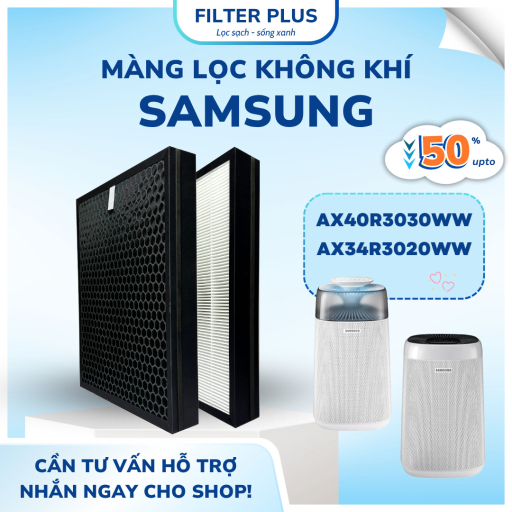 Màng lọc không khí Samsung AX34R3020WW AX40R3030WM – Màng Lọc Kết Hợp HEPA Và Than Hoạt Tính Cao Cấp