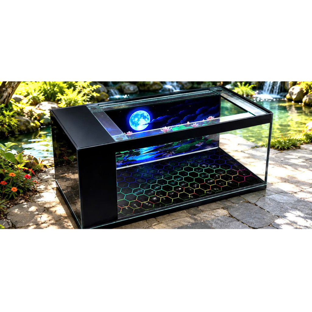 Bể  80x40x40, lọc vách hông, kính 8ly; giao hàng toàn quốc