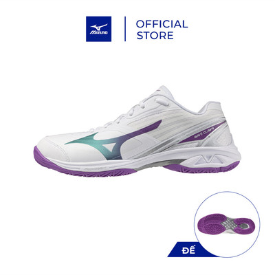 Giày Cầu lông Unisex WAVE CLAW 4 Trắng - 71GA264316
