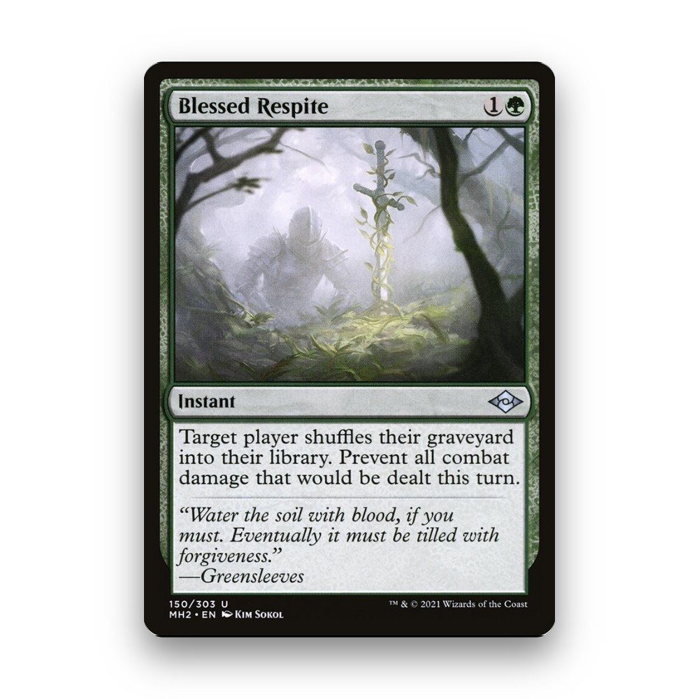[MTG] Phước Lành Resspite (150) [MH2] [XANH] [UNCOM] | Phép thuật tập hợp