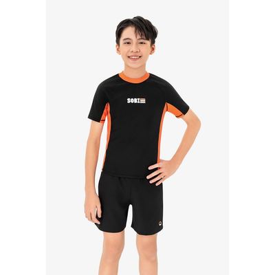 Áo bơi bé trai SOBIE tay ngắn kín đáo chống nắng Sibling Stone