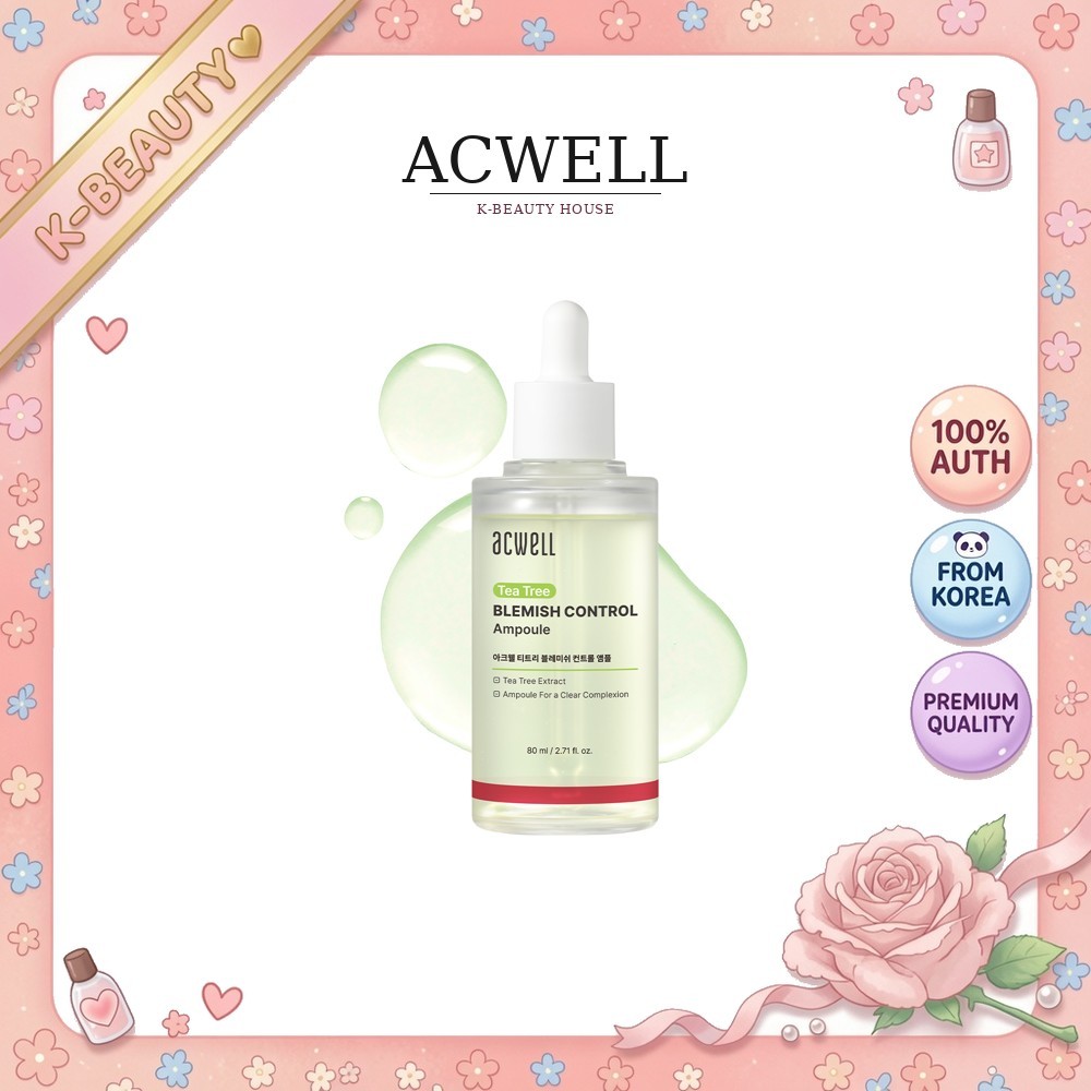 [ACWELL] Serum Hàn Quốc Tea Tree Clarity-look Care Ampoule 80ml - Làm dịu, Chăm sóc lỗ chân lông
