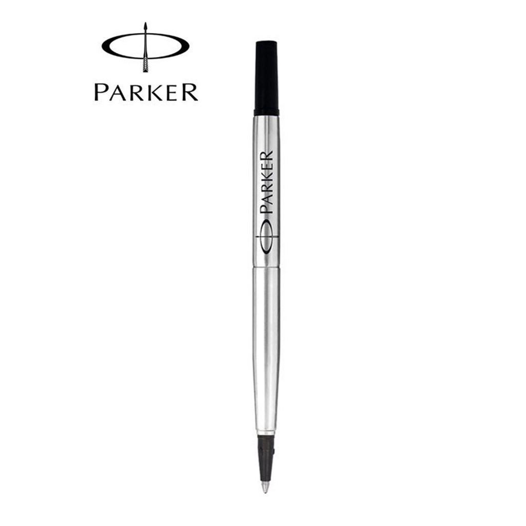 Bút bi Parker Quink Ink Ball Point Refills, Fine Point, Mực đen & xanh, Gói 6