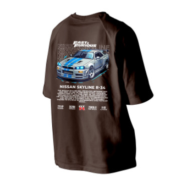 Áo thun Skyline Gtr34 Microfiber