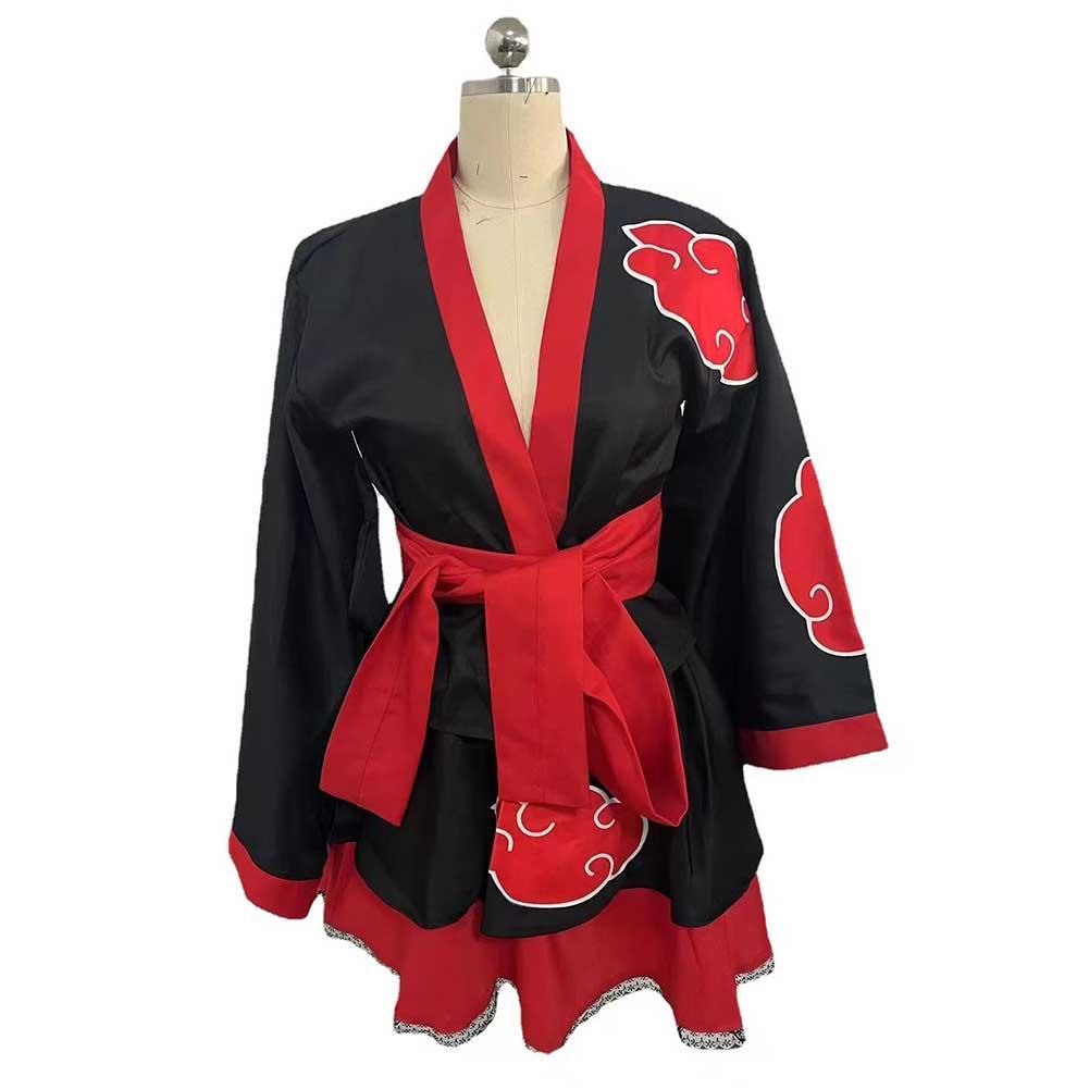Naruto Shippuden anime ngoại vi quần áo cosplay kimono Hyuga Akatsuki tổ chức Uzumaki Naruto cos quầ