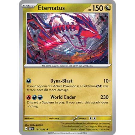 Thẻ Bài Pokemon Eternatus - 141/191 - Holo Rare