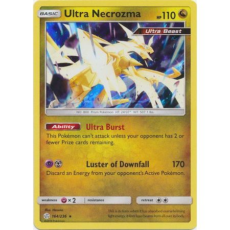 Thẻ Bài Pokemon Ultra Necrozma - 164/236 - Holo Rare