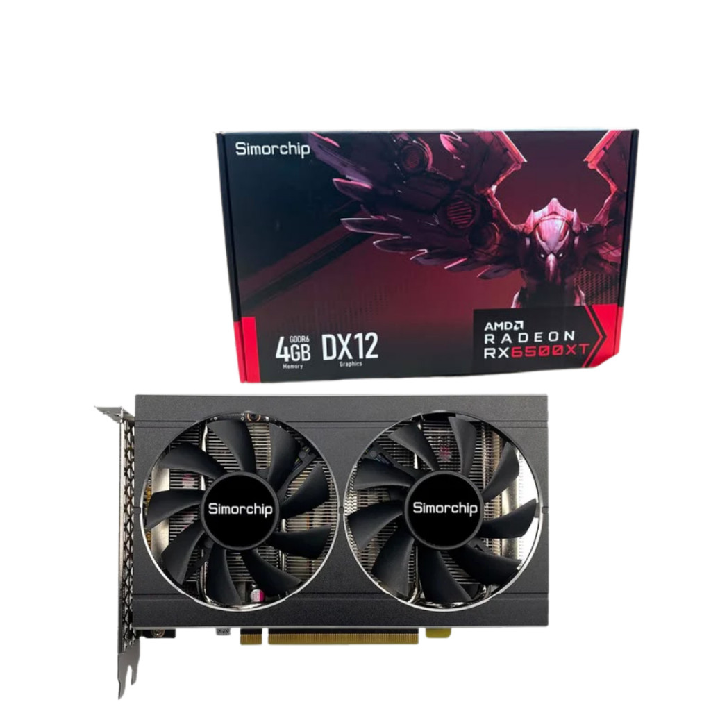 Card màn hình Simorchip RX 6500XT 4G DDR6 - bảo hành 36 tháng