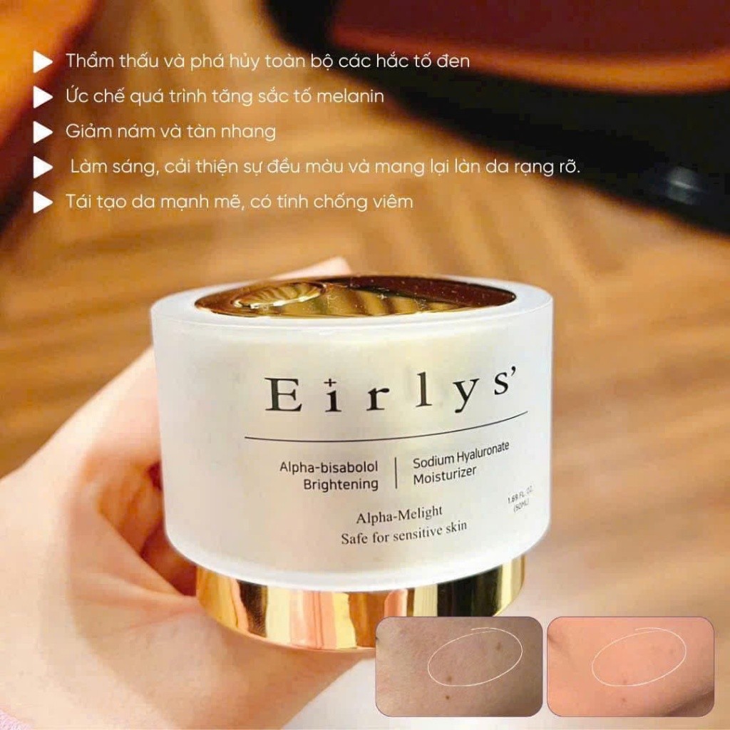 Kem Dưỡng Đêm Eirlys' Night Cream 50ml - Dưỡng Sáng Da, Làm Đều Màu Da | Olise Cosmetics