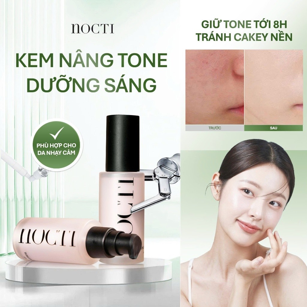 Kem Nâng Tone NOCTI Eviralab 30ml - Dưỡng Ẩm, Nâng Tone Tự Nhiên | Olise Cosmetics