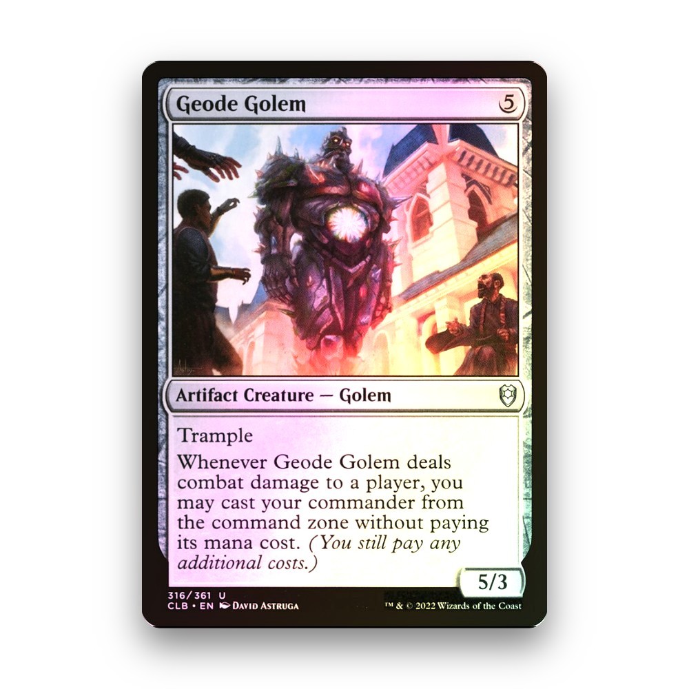 [MTG] Geode Golem (316) [CLB] [NGHỆ THUẬT] [UNCOM] | Phép thuật tập hợp