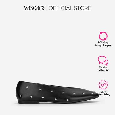 Vascara Giày Búp Bê Hoạ Tiết Rivedot - GBB 0471
